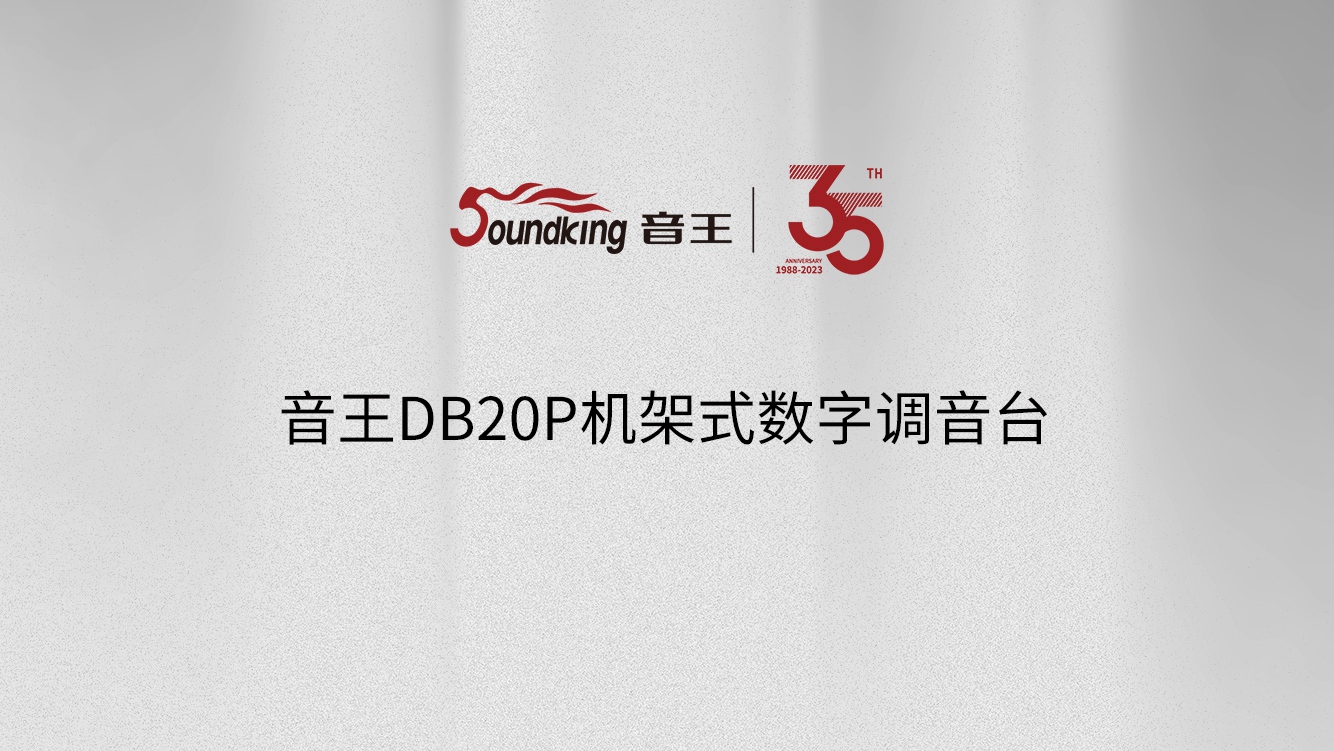 音王DB20P機架式數字調音臺